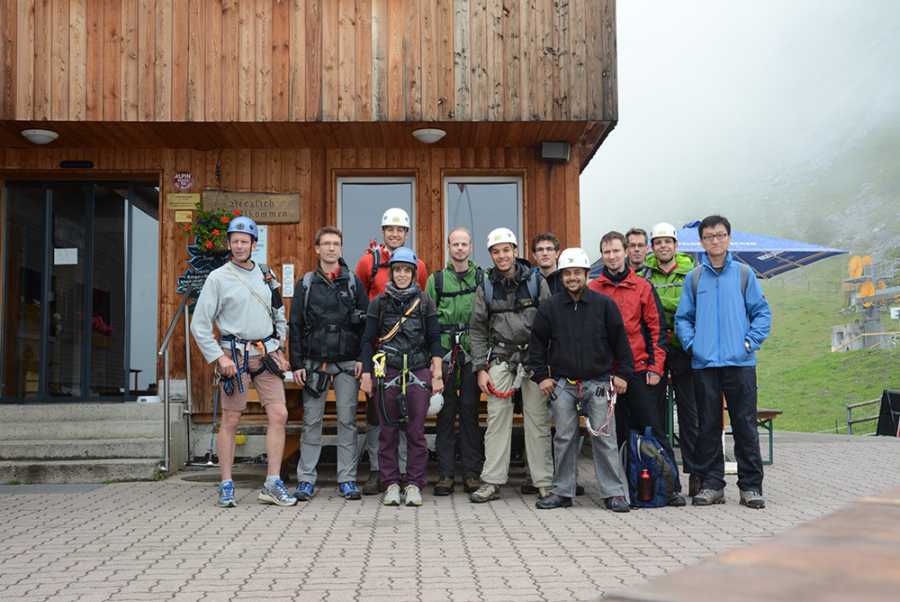 Enlarged view: Jenny group hike Engelberg August 2014