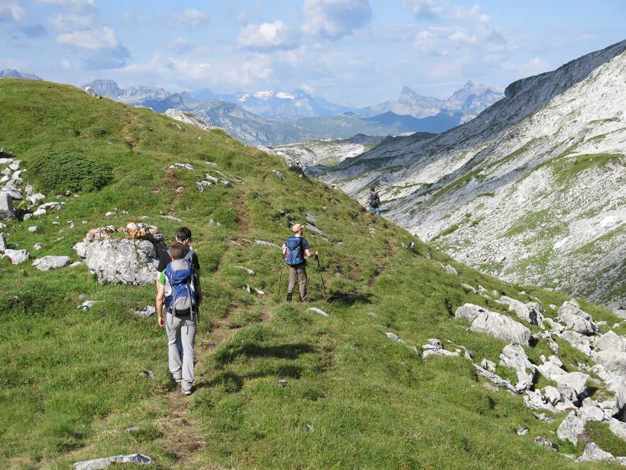 Enlarged view: Jenny group excursion Braunwald August 2016