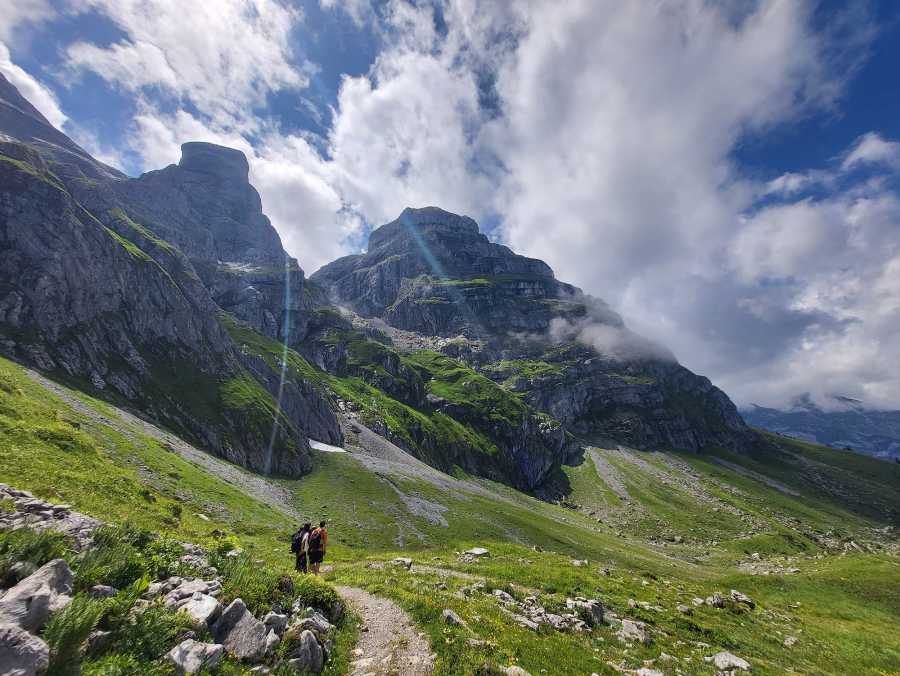 Enlarged view: Supponen group hike Engelberg July 2023