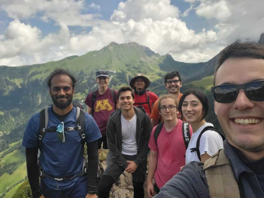 Enlarged view: Supponen group hike Engelberg July 2023