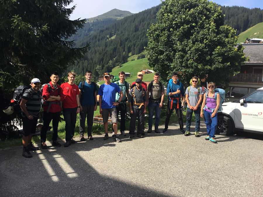 Enlarged view: Jenny group excursion Sulzfluh August 2019